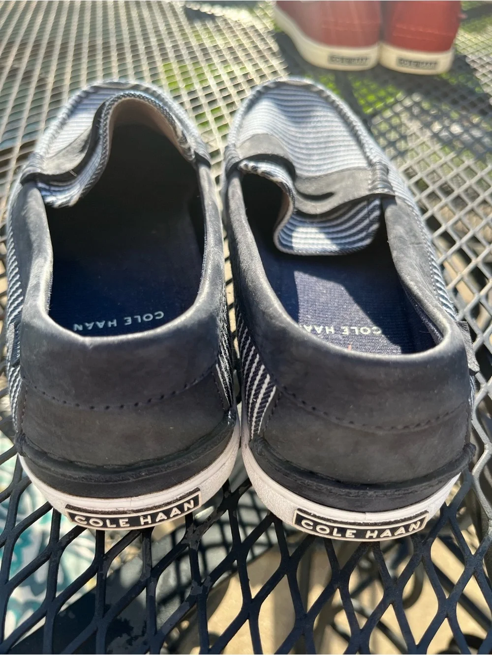 Cole Haan Canvas/Leather Loafers